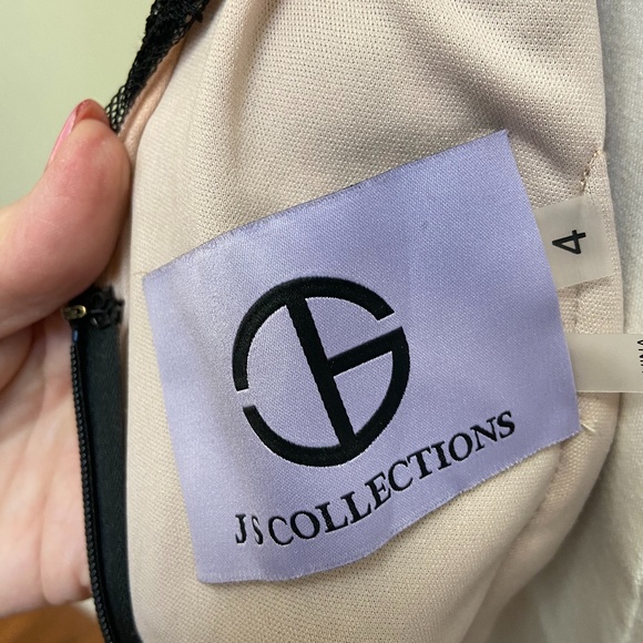 JS Collection Lilac/Black Soutouche dress - Picture 6 of 9